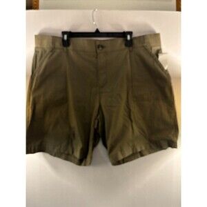 Lee Utility Work‎ Shorts Womens 22M Olive Green Cotton Casual Pockets